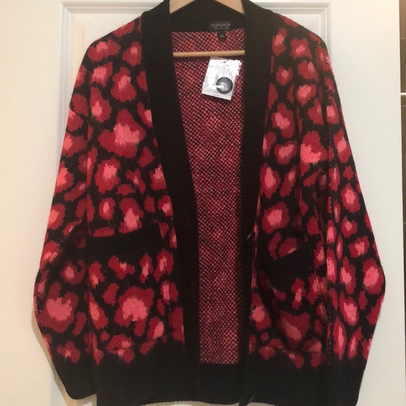 Topshop leopard print cardigan - Picture 3 of 6